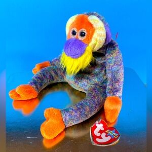 Ty BEANIE BABIES BANANAS THE ORANGUTAN VTG 2000 COLLECTIBLE PLUSH w/TAG